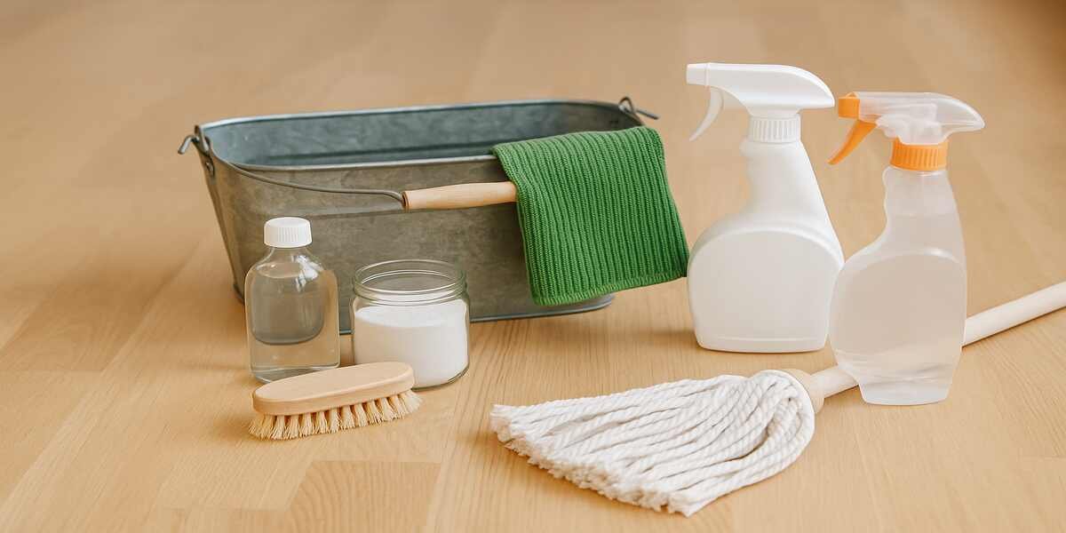 How to Make Homemade Chemical-Free Mopping Solutions