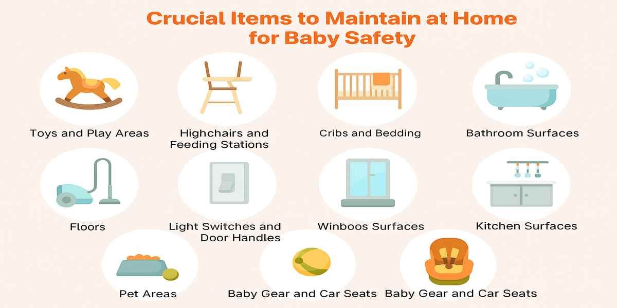 Essential Items to Maintain at Home for Baby Safety